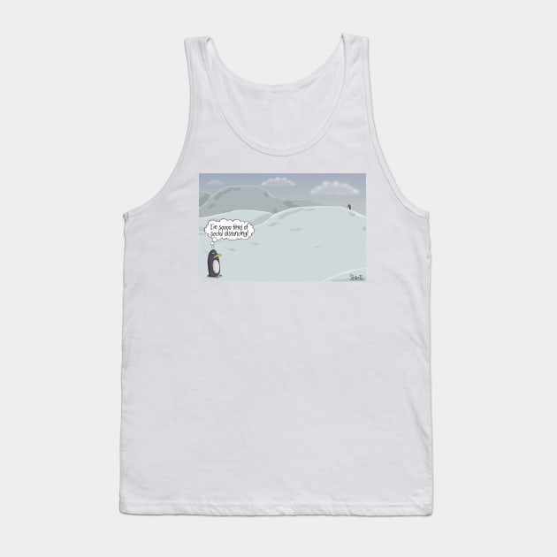 Penguin Self Isolate Tank Top by macccc8